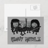 Schwermetalle Postkarte (Vorne/Hinten)