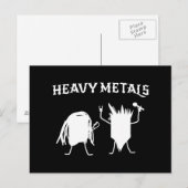 Schwermetalle Postkarte (Vorne/Hinten)