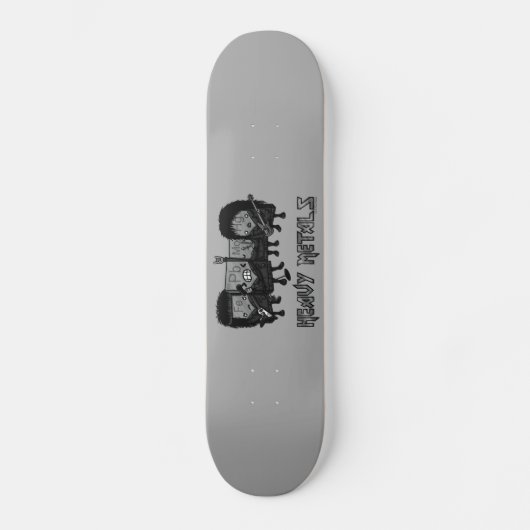 Schwermetalle Skateboard (Vorderseite)