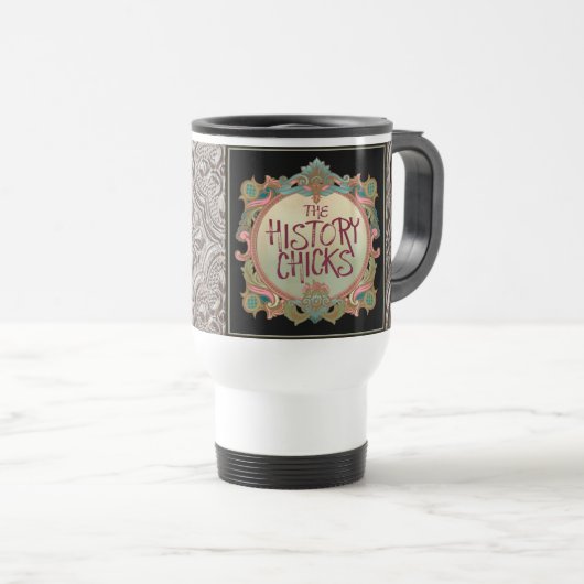 Schwermetallgeschichtsküken-Tasse Reisebecher (VorderseiteRechts)