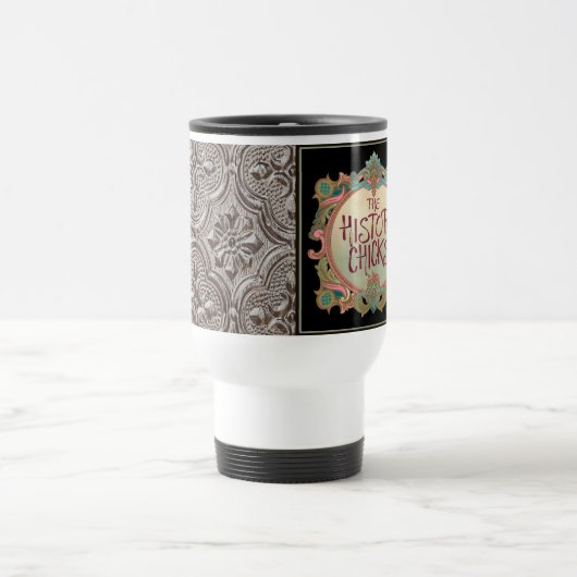 Schwermetallgeschichtsküken-Tasse Reisebecher (Mittel)