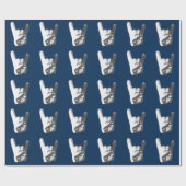 Schwermetallhandzeichen Geschenkpapier (Flach)