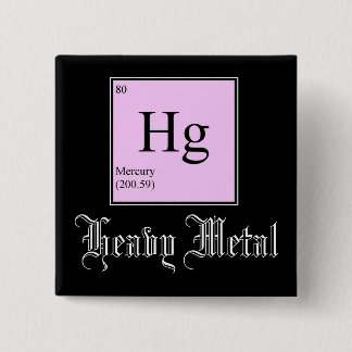 Schwermetallknopf Button