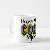 SCHWERMETALLkohlen-BERGMANN Kaffeetasse (Vorderseite Links)