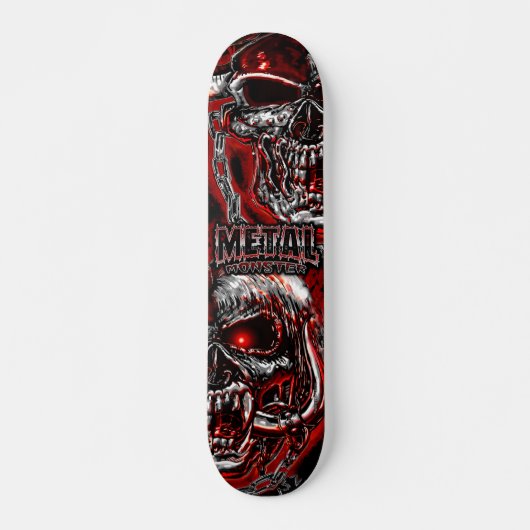 Schwermetallmonster Skateboard (Vorne)