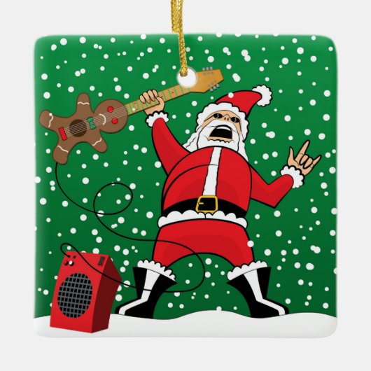 Schwermetallsankt Keramikornament (Vorderseite)