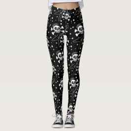 Schwermetallschädel Leggings