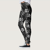 Schwermetallschädel Leggings (Links)