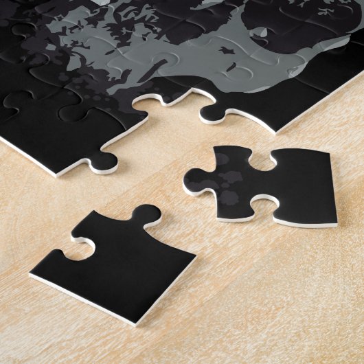 Schwermetallschädel Puzzle (Seite)