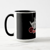 SCHWERMETALLschädel-TASSE Tasse (Links)