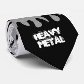 SchwermetallSchmutz-Rock-Entwurf Krawatte (Gerollt)
