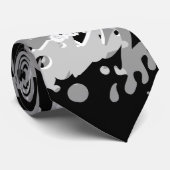 SchwermetallSchmutz-Rock-Entwurf Krawatte (Gerollt)