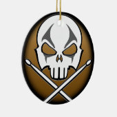 Schwermetallverzierungs-Rock-u. Keramik Ornament (Rechts)