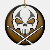 Schwermetallverzierungs-Rock-u. Keramik Ornament (Vorne)