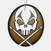 Schwermetallverzierungs-Rock-u. Keramik Ornament (Links)