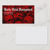 SchwermetallVisitenkarte Visitenkarte (Vorne/Hinten)
