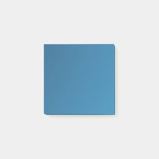 Schwermütige blaue Post-Itanmerkungen Post-it Klebezettel (Vorderseite)