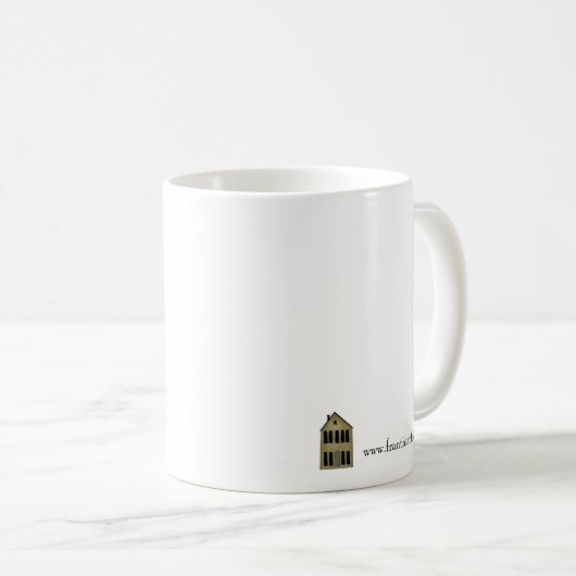 Schwermütige Kuh Kaffeetasse (VorderseiteRechts)