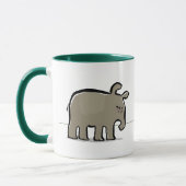 schwermütige Tapirs Tasse (Links)