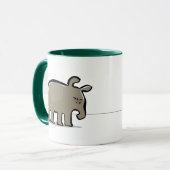 schwermütige Tapirs Tasse (Vorderseite Links)