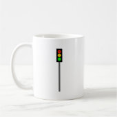 Schwermütiger Stoplight auf Polen Kaffeetasse (Links)