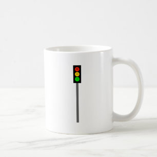 Schwermütiger Stoplight auf Polen Kaffeetasse