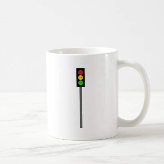 Schwermütiger Stoplight auf Polen Kaffeetasse (Rechts)