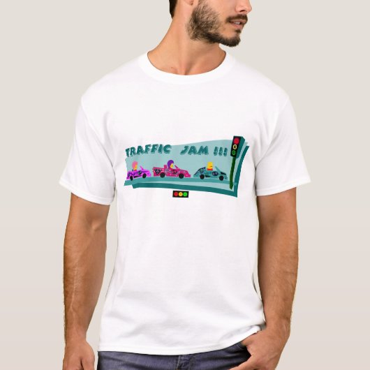 Schwermütiger Stoplight-Stau T-Shirt (Vorderseite)