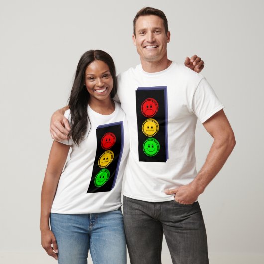 Schwermütiger Stoplight verdrängte T-Shirt (Unisex)