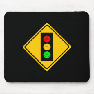 Schwermütiger Stoplight voran Mousepad