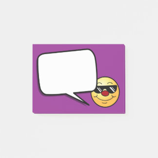 Schwermütiges Gesicht Grumpey Post-it Klebezettel