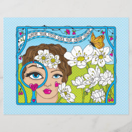 Schwerpunkt auf dem Good_Flat Paper Sheet 11" x 8,