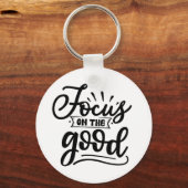 Schwerpunkt auf der guten Motivierend Angebotsgest Schlüsselanhänger (Vorderseite)