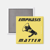 "Schwerpunkt der Angelegenheit" Magnet (Vorderseite/Rückseite)