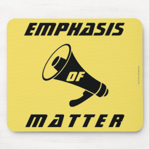 "Schwerpunkt der Angelegenheit" Mousepad