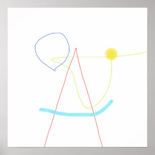 Schwerpunkt der Zusammensetzung Poster