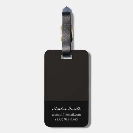 Schwerpunkt I Gepäckanhänger (Rückseite vertikal)