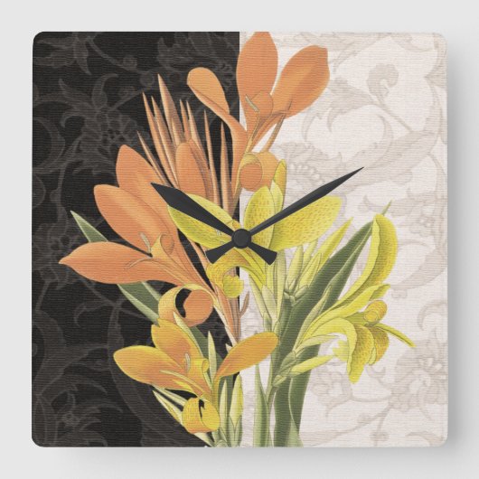 Schwerpunkt I Quadratische Wanduhr (Vorderseite)