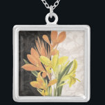 Schwerpunkt I Versilberte Kette<br><div class="desc">floral</div>