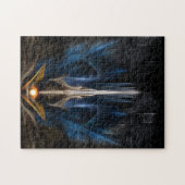Schwert der Fraktal Kunst Puzzle (Horizontal)