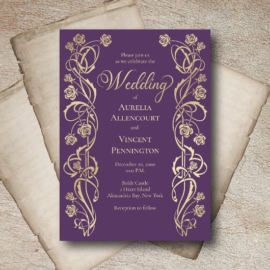 Schwert der königlichen Rose Einladung