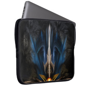 Schwert des Fraktals Art Laptop-Sieb Laptopschutzhülle