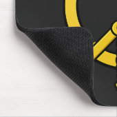 Schwert des Friedens Emblem - Mittelalterliches Fr Mousepad (Ecke)