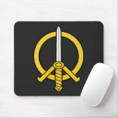 Schwert des Friedens Emblem - Mittelalterliches Fr Mousepad (Mit Mouse)