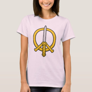 Schwert des Friedens Emblem - Mittelalterliches Fr T-Shirt