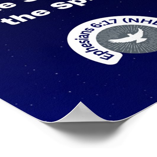 Schwert des Geistes - 8 x 10 Plakatpapier Poster (Ecke)