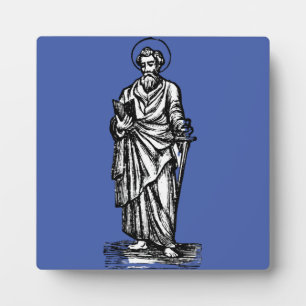 Schwert-des-Geistes-Kunst Saint Paul Fotoplatte