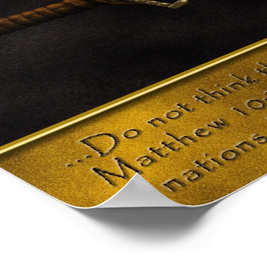 Schwert des Geistes Poster (Ecke)