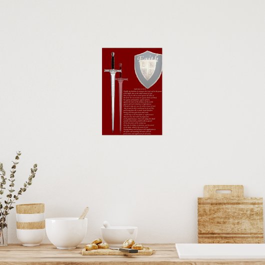 Schwert des Geistes Poster (Küche)