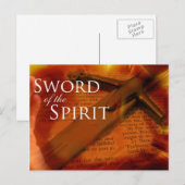Schwert des Geistes Postkarte (Vorne/Hinten)
